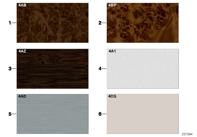 Sample page, interior trim strips 1