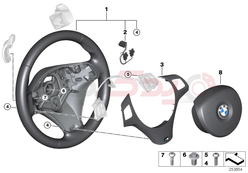 M sport st.wheel,airbag,multif./paddles 1