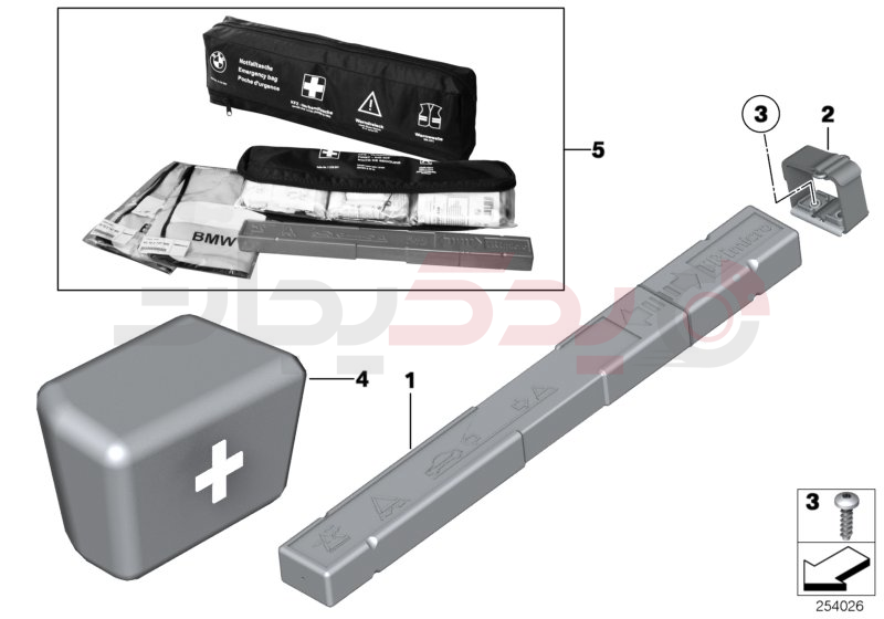 Warning triangle/First aid kit/-cushion 2