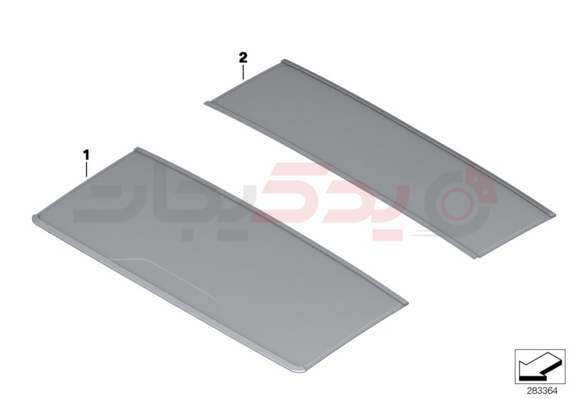 Individual slide/tilt sunroof