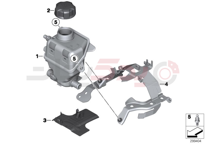 Expansion tank, intercooler