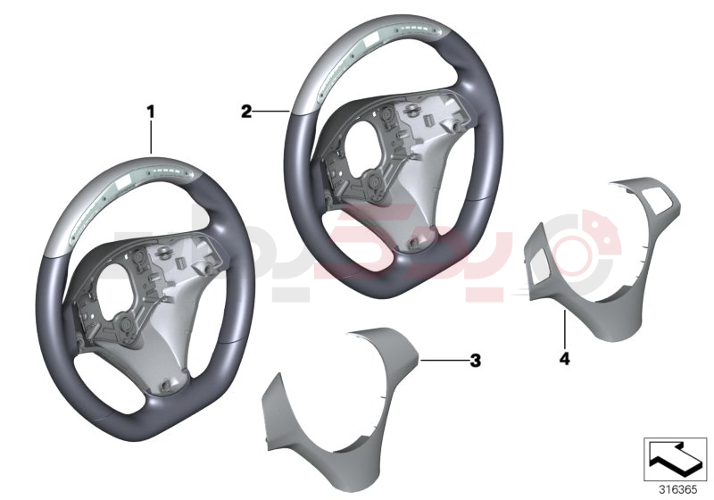 Performance steering wheel with display 1