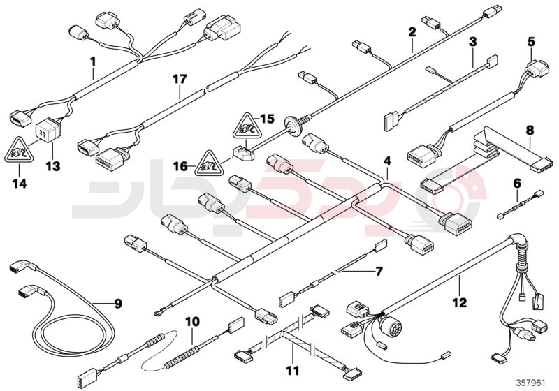 Various additional wiring sets 1