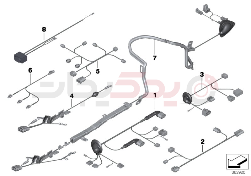 Various additional wiring sets 3