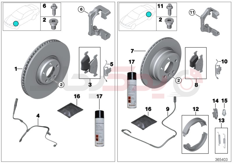 Service, brakes 1