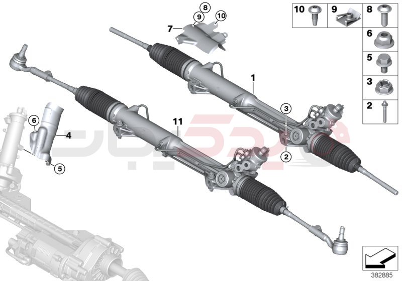 Hydro steering box 1