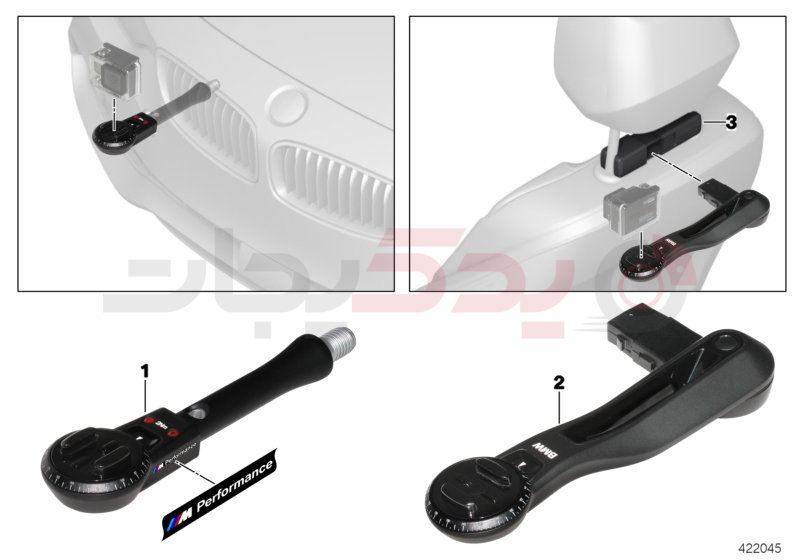 BMW Action-Cam bracket 2