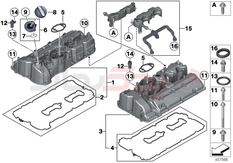 Cylinder head cover