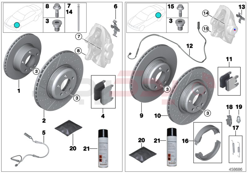 Service, brakes 2