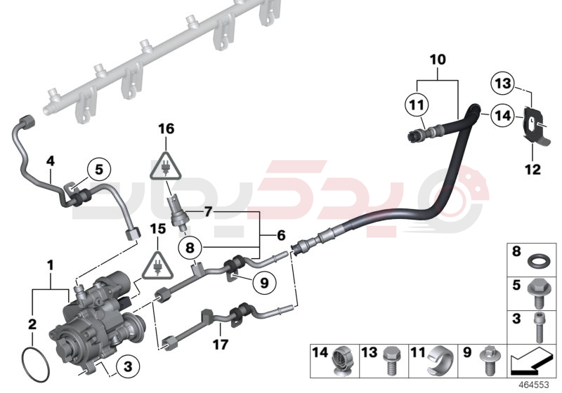 High-pressure pump/Tubing 1