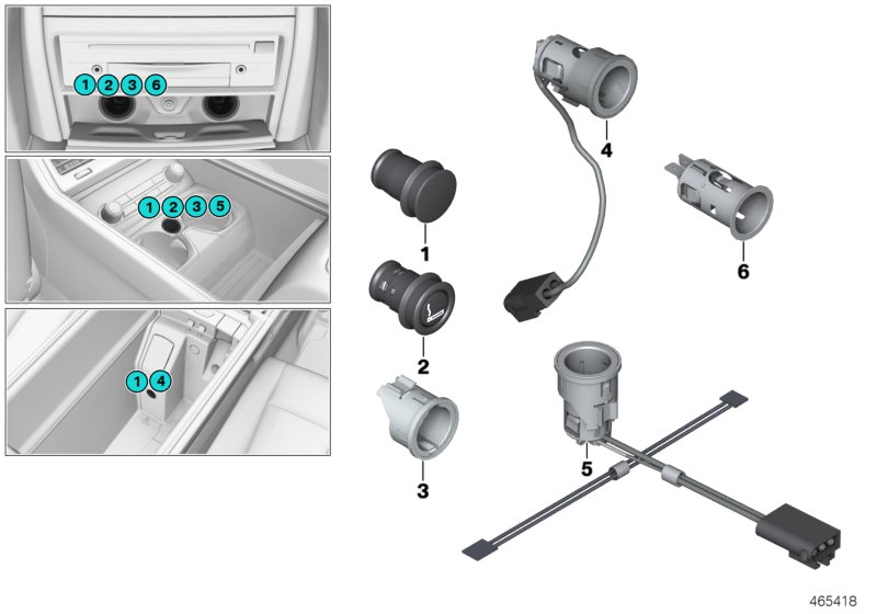 Cigarette lighter / power sockets 2