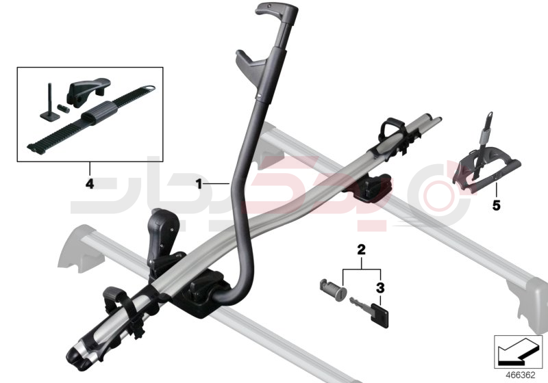 Touring bicycle holder 2