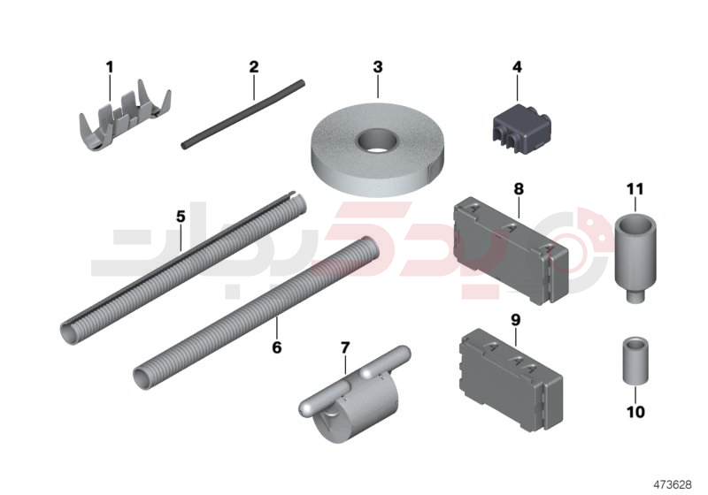 Various parts, wiring harness repair 1