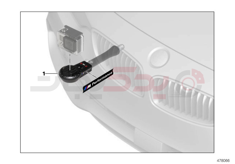 BMW Action-Cam bracket 2