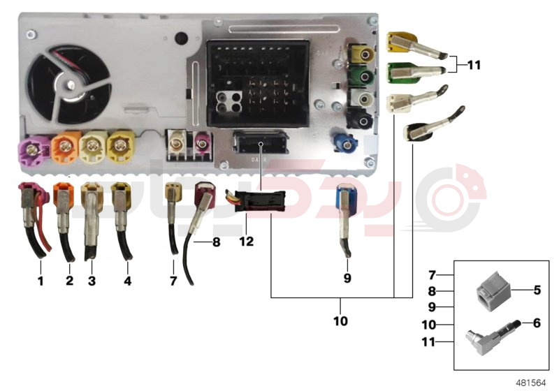 Rep.- wiring harn.assort.Head Unit High 2