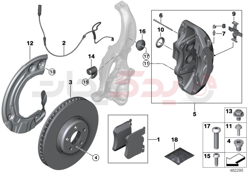 Front wheel brake 1