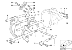 S5D...G inner gear shifting parts 2