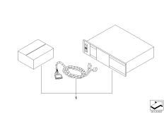 Retrofit kit, CD-changer 1