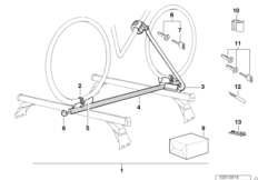 Touring bicycle holder 2