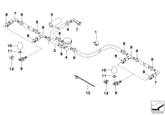 Single parts for head lamp cleaning 1