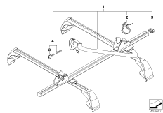 Touring bicycle holder 1