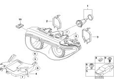 Single parts, xenon headlight 2