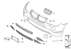 Mounted parts, bumper 1