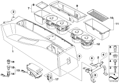 Centre console 1