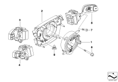 Steering column switch/control unit 2