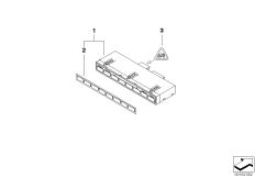 Switch unit, centre console 1