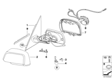 Exterior mirror (S430A+S760A) 2