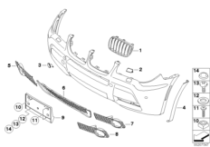 Mounted parts, bumper 2