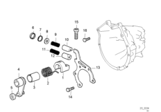 S5D...G inner gear shifting parts 1