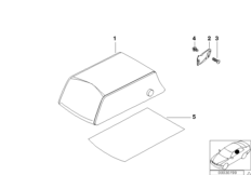 Rear seat centre armrest 1