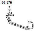 POWER STEERING HOSE & BRACKET 1