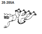 EXHAUST MANIFOLD (BETA ENG), ALPHA SOHC 1