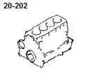 SHORT ENGINE ASSY 1