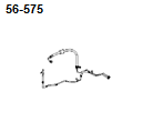 POWER STEERING HOSE & BRACKET 1