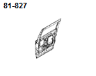 PANEL-REAR DOOR & MOULDING-REAR DOOR 1