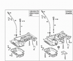 OIL PAN & OIL LEVEL DISPLAY 1