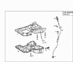 OIL PAN & OIL LEVEL DISPLAY 1