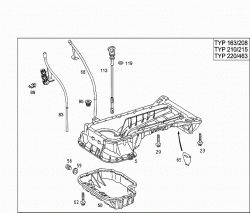 OIL PAN & OIL LEVEL DISPLAY 1