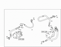 REFRIGERANT COMPRESSOR ATTACHMENT PARTS 2