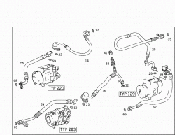 REFRIGERANT COMPRESSOR ATTACHMENT PARTS 2