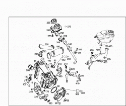 CHARGE AIR COOLER WITH WATER CIRCUIT 1