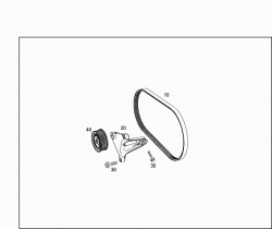 V-BELT,BELT TIGHTENER,SHEAVE PULLEY 1