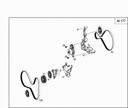 V-BELT,BELT TIGHTENER,SHEAVE PULLEY 2