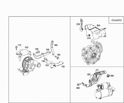 SHIELDING AND SOUNDPROOFING AT ENGINE, TRANSMISSION, FRONT AXLE TRANSMISSION 1