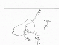 DETACHABLE TRANSMISSION COMPONENTS,OIL FILLER PIPE,C-CLASS 1