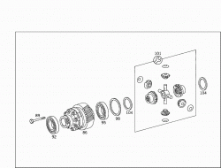 GEAR SHAFTS,GEARS,AND DIFFERENTIAL GEAR 2